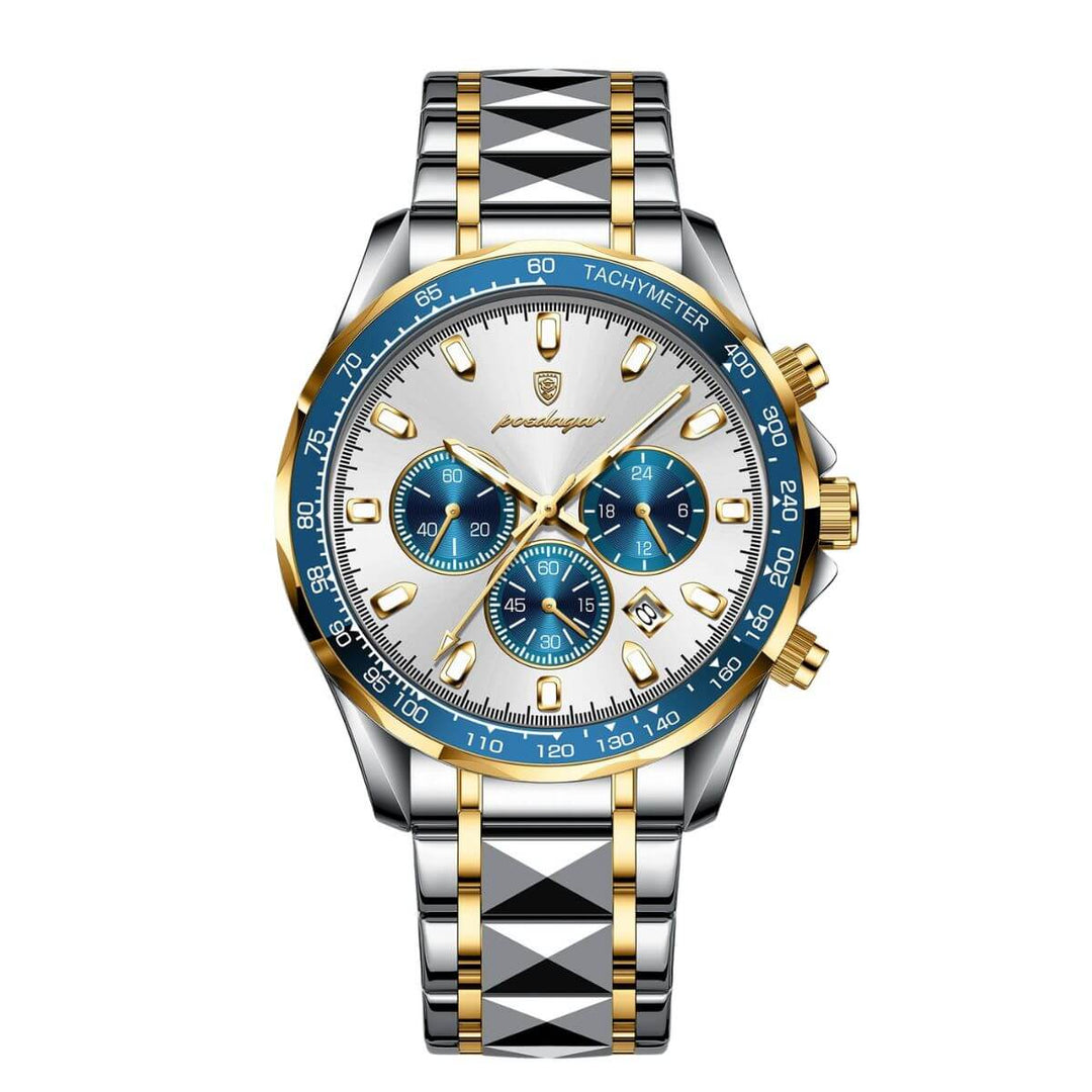 Preston | Luxury Business Quartz Chronograph Wristwatch | 44.5mm