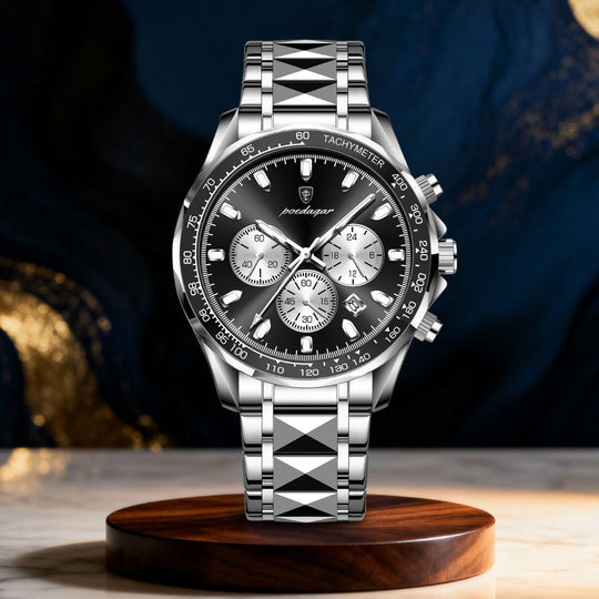 Preston | Luxury Business Quartz Chronograph Wristwatch | 44.5mm