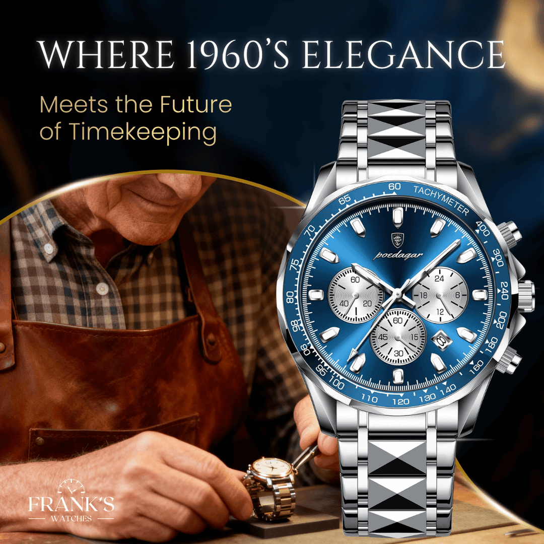 Preston | Luxury Business Quartz Chronograph Wristwatch | 44.5mm