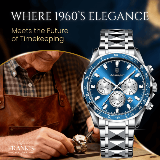 Preston | Luxury Business Quartz Chronograph Wristwatch | 44.5mm