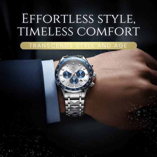 Preston | Luxury Business Quartz Chronograph Wristwatch | 44.5mm