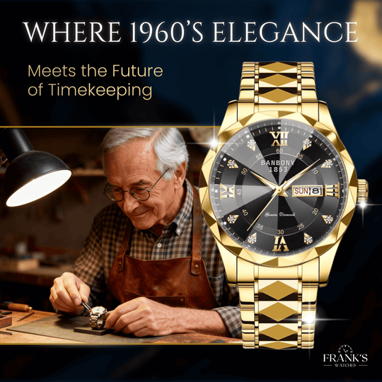 Remington | Classic Roman Numeral Diamond Wristwatch | 40mm