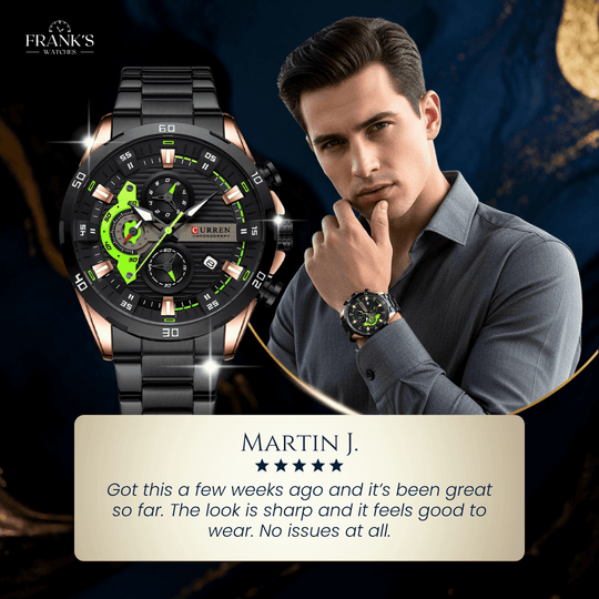 Rayden | Precision Quartz Chronograph Watch | 47mm