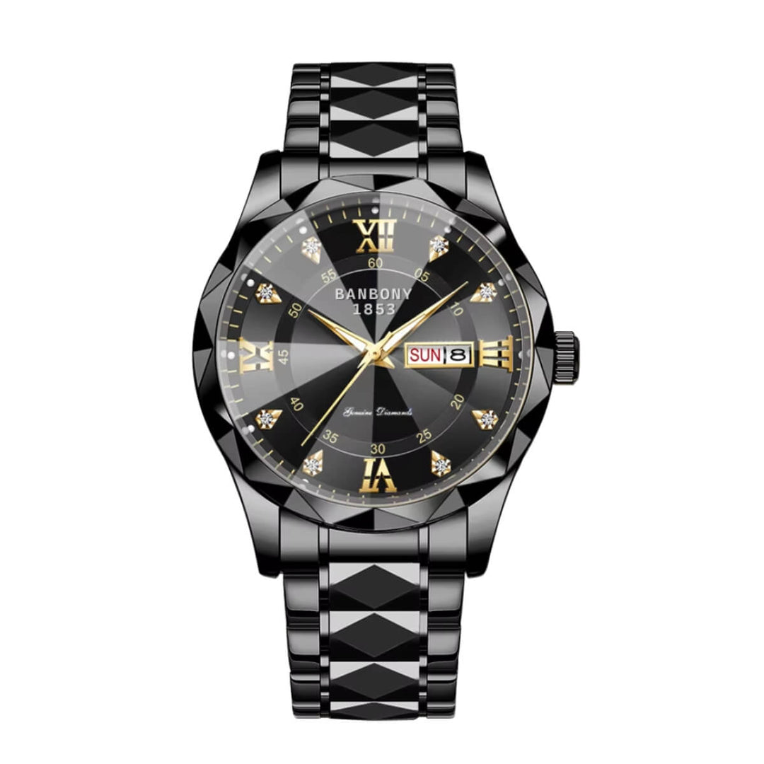 Remington | Classic Roman Numeral Diamond Wristwatch | 40mm