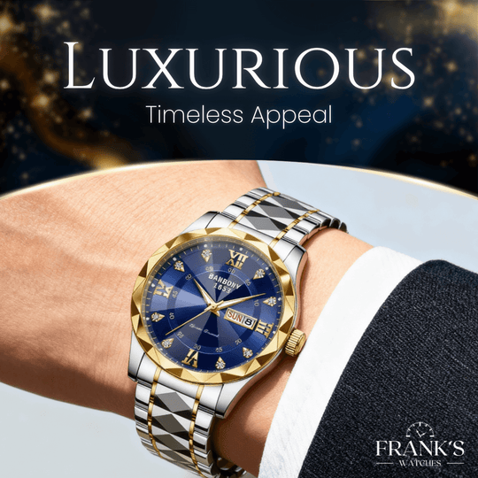 Remington | Classic Roman Numeral Diamond Wristwatch | 40mm