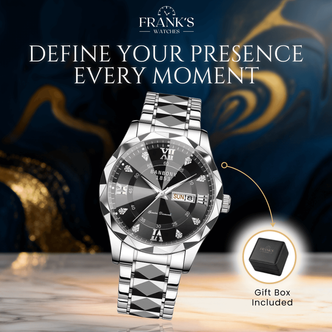 Remington | Classic Roman Numeral Diamond Wristwatch | 40mm