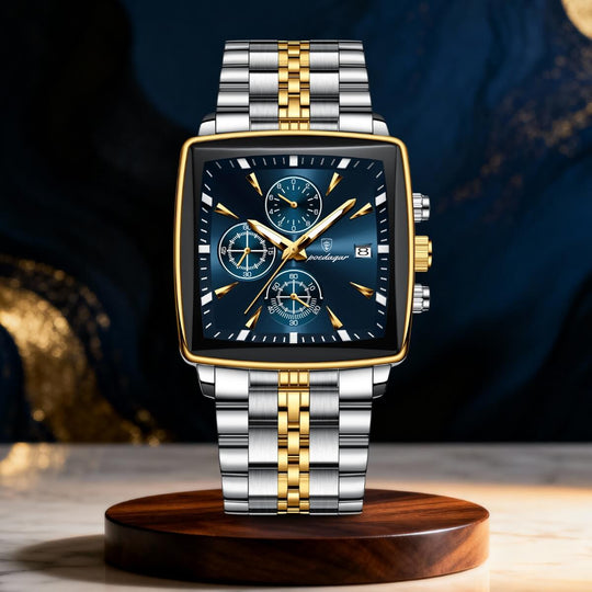 Renley | Stainless Steel Band Multifunction Quartz Watch | 42mm