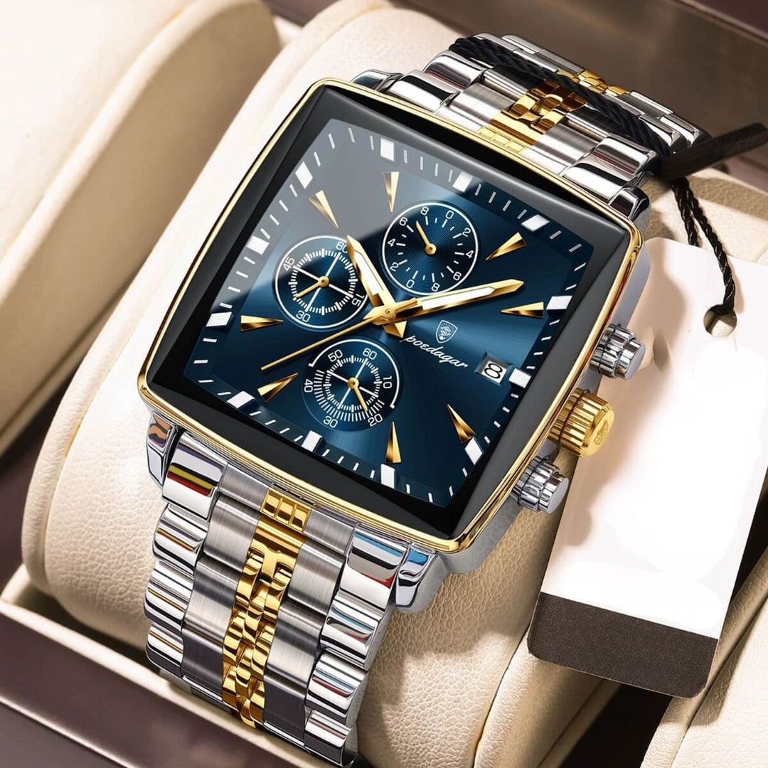 Renley | Stainless Steel Band Multifunction Quartz Watch | 42mm