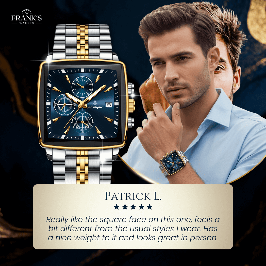 Renley | Stainless Steel Band Multifunction Quartz Watch | 42mm