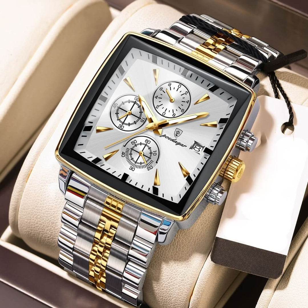 Renley | Stainless Steel Band Multifunction Quartz Watch | 42mm