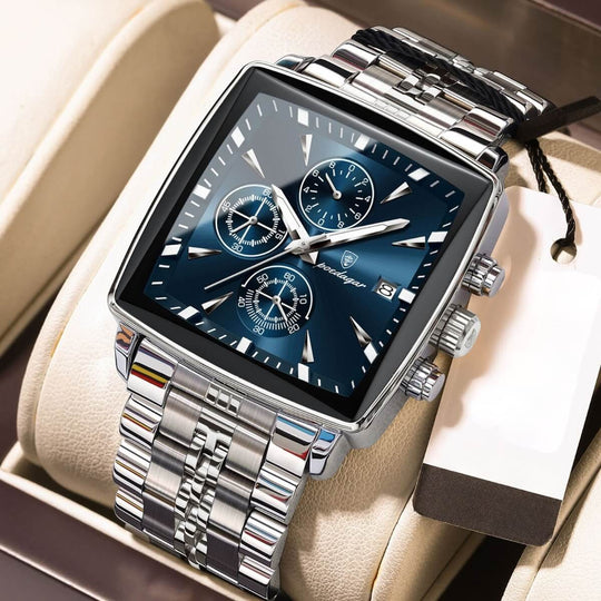 Renley | Stainless Steel Band Multifunction Quartz Watch | 42mm