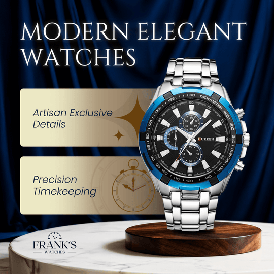 Ridley | Stainless Steel Band Sports Chronograph | 43mm