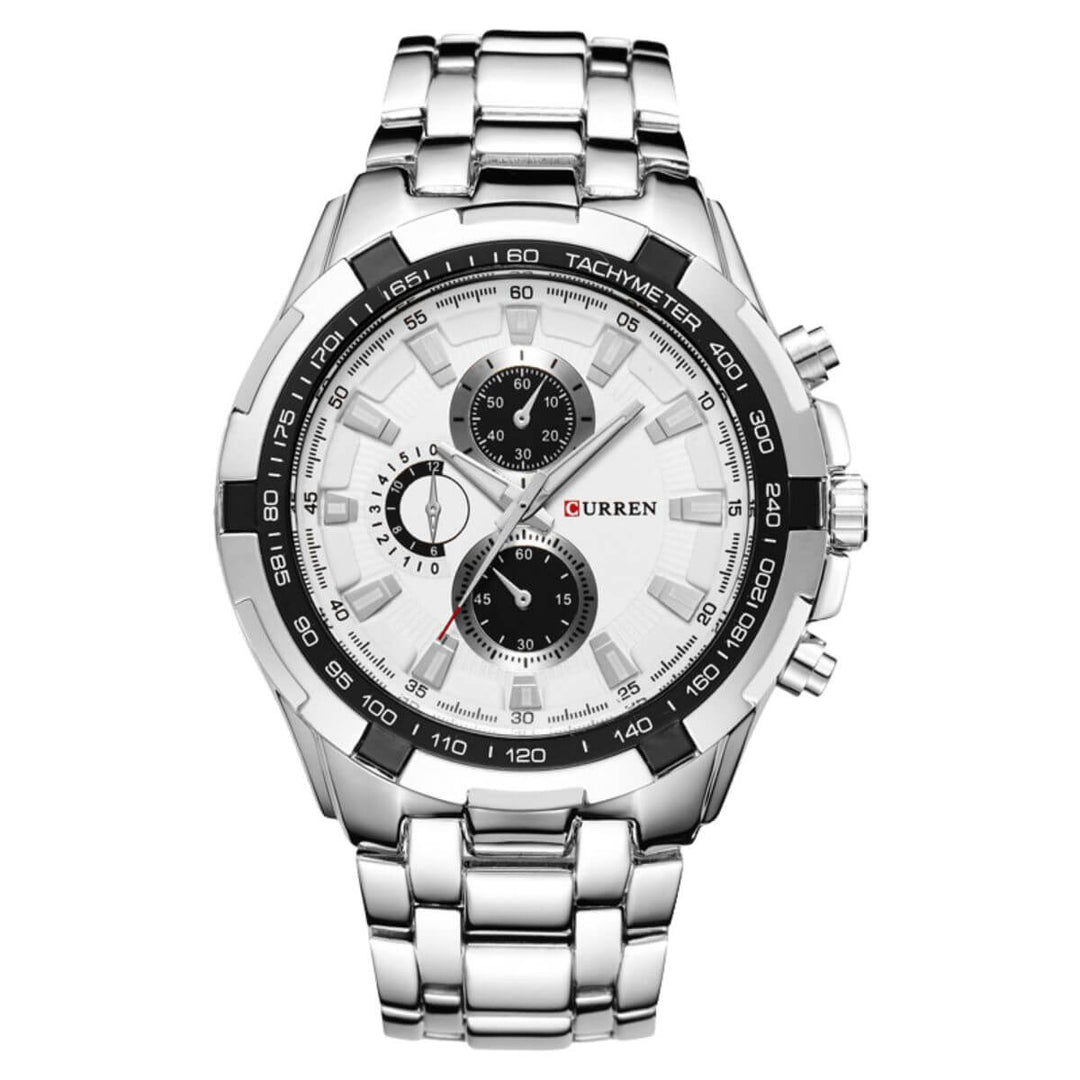 Ridley | Stainless Steel Band Sports Chronograph | 43mm
