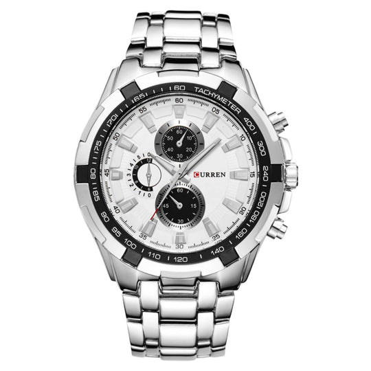 Ridley | Stainless Steel Band Sports Chronograph | 43mm