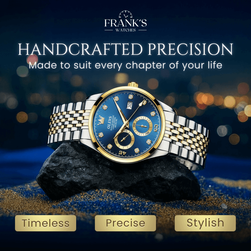 Sinclair | Men’s Diamond-Accent Moon Phase Chronograph | 42mm