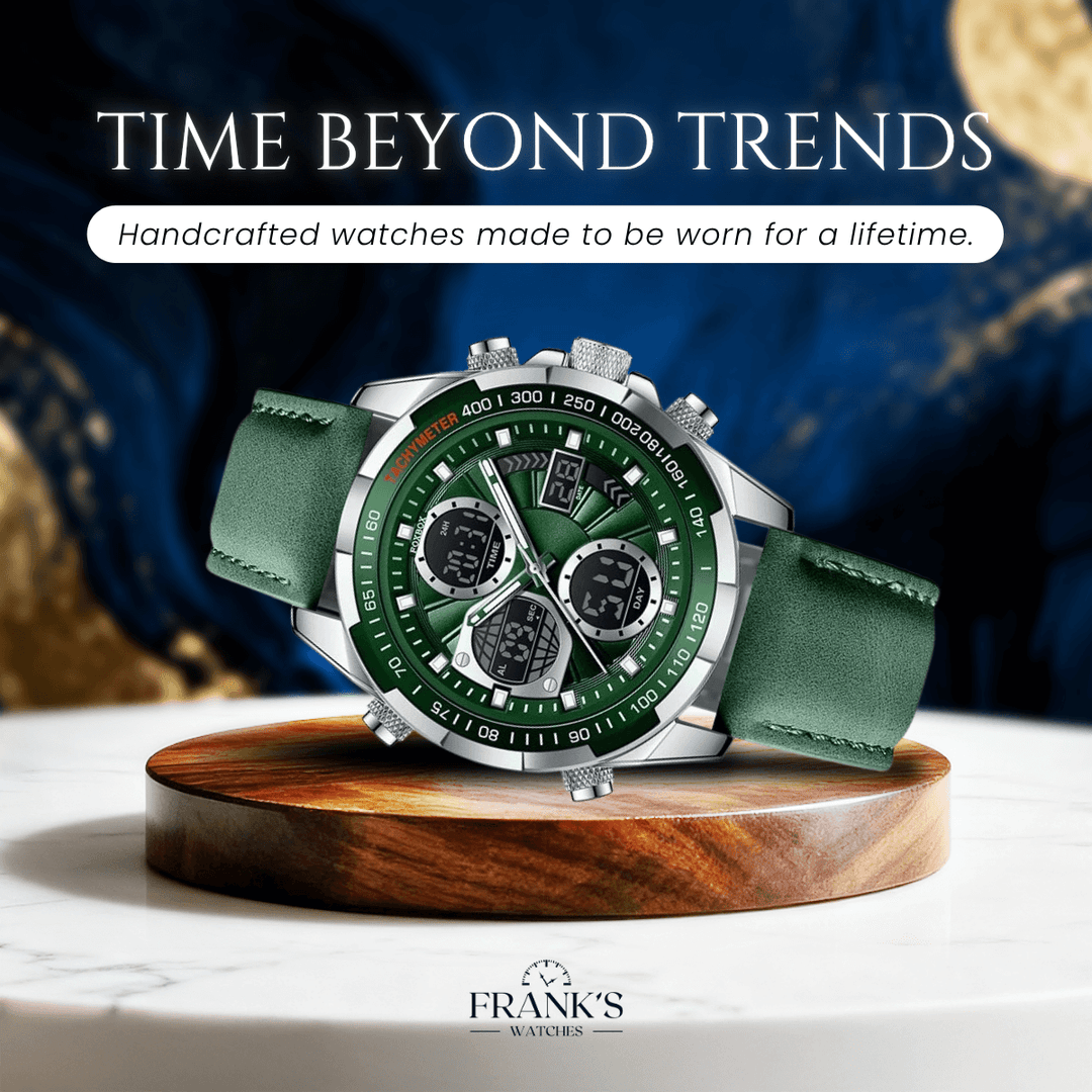 Sterling | Men’s Dual Display Sports Chronograph Watch | 45mm