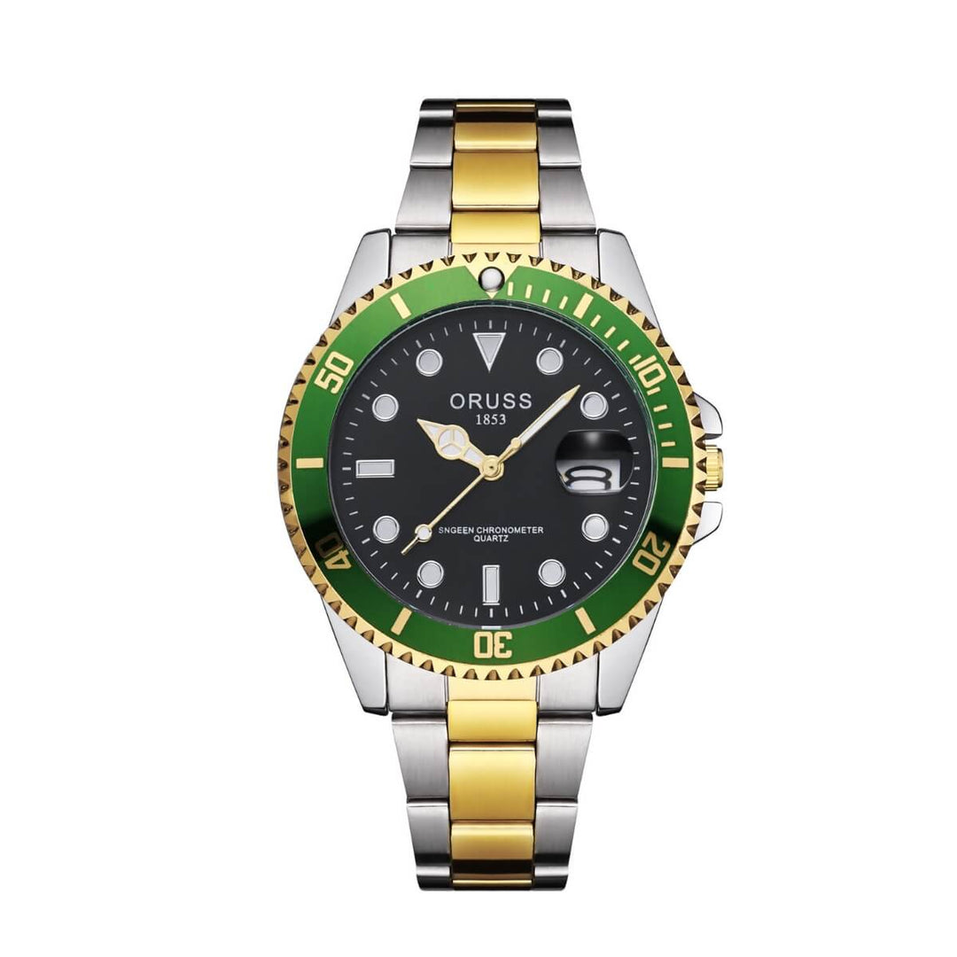 Stratton | Stainless Steel Marine-Style Quartz Watch | 40.5mm