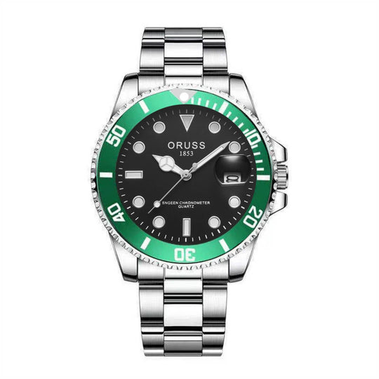 Stratton | Stainless Steel Marine-Style Quartz Watch | 40.5mm