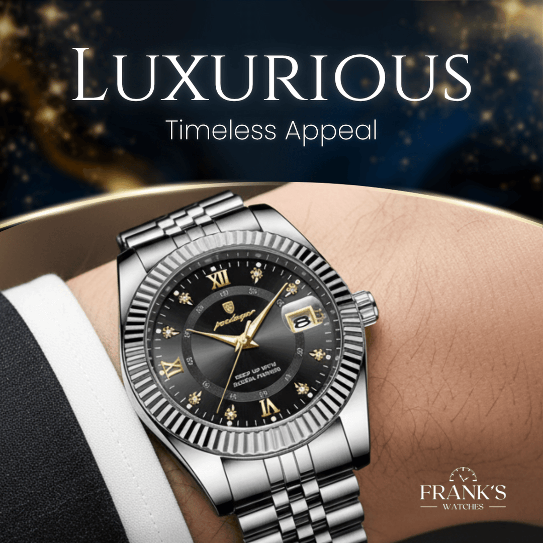 Theodore | Men’s Stainless Steel Date Quartz Watch | 40mm