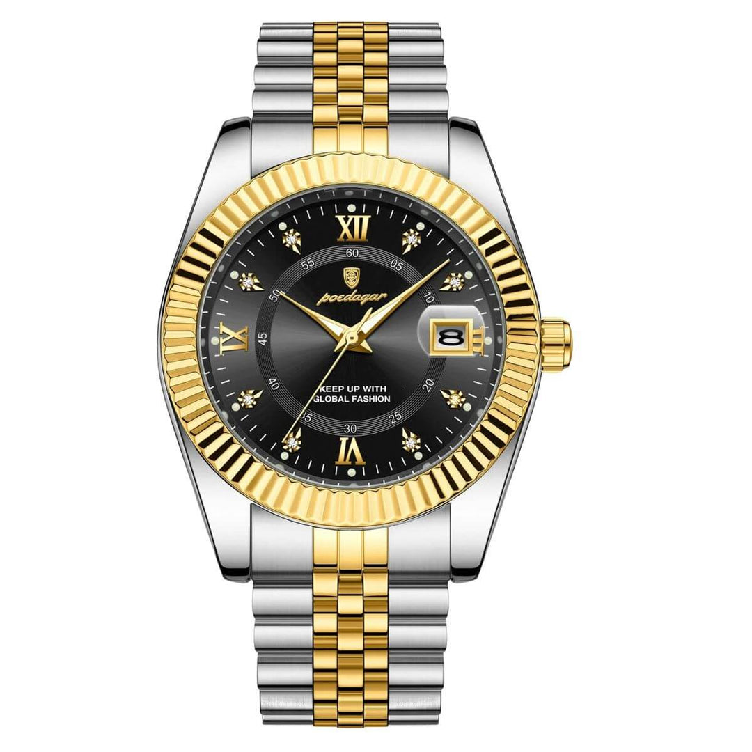 Theodore | Men’s Stainless Steel Date Quartz Watch | 40mm