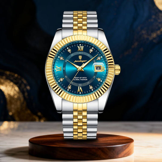 Theodore | Men’s Stainless Steel Date Quartz Watch | 40mm