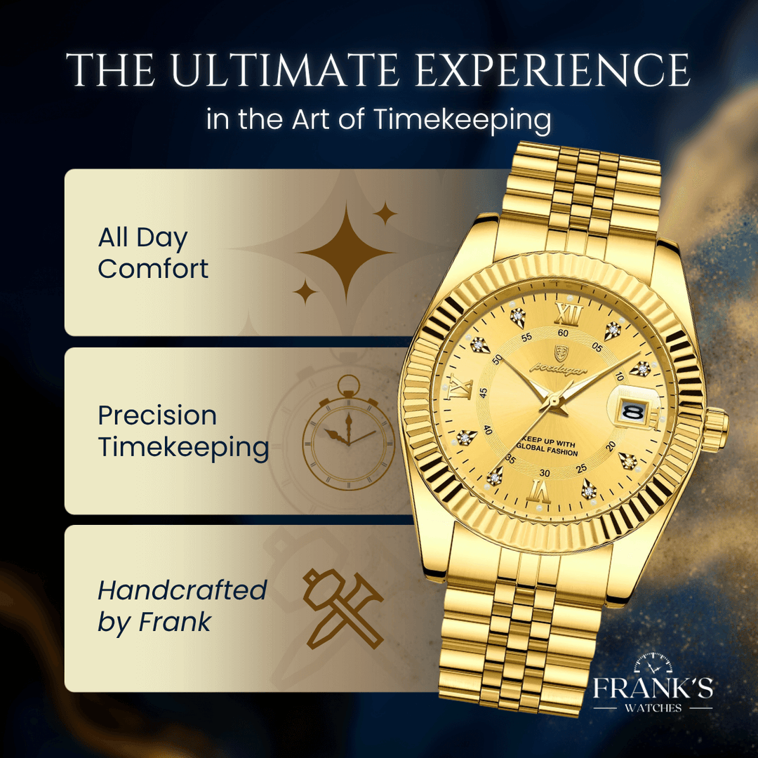 Theodore | Men’s Stainless Steel Date Quartz Watch | 40mm