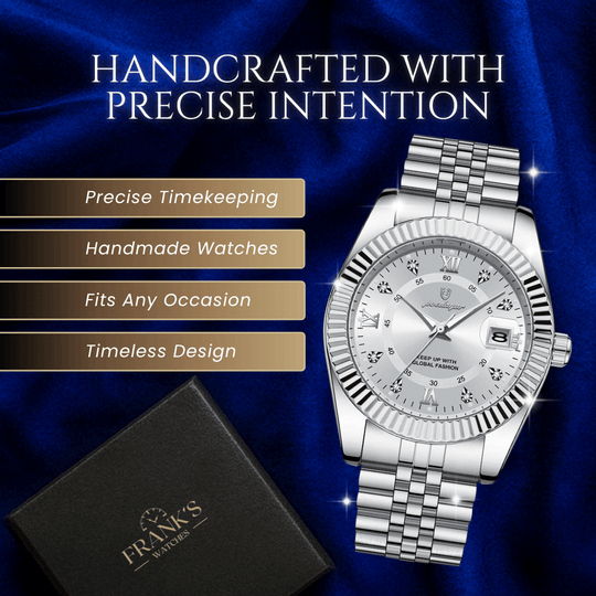 Theodore | Men’s Stainless Steel Date Quartz Watch | 40mm