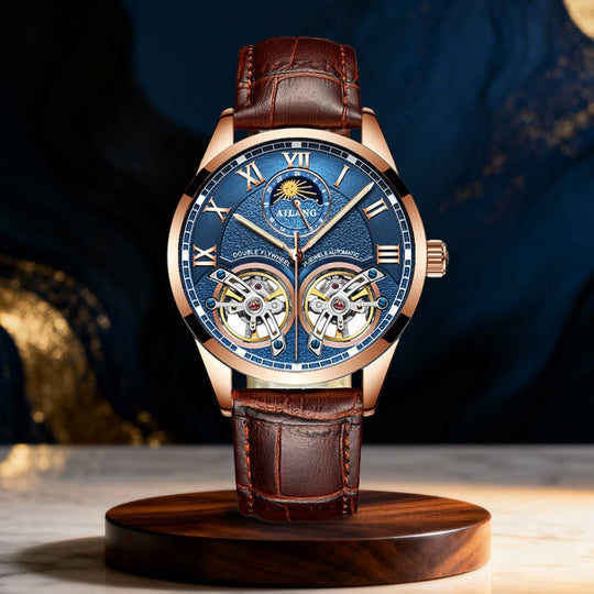 Weston | Luxury Double Flywheel Mechanical Watch | 41mm