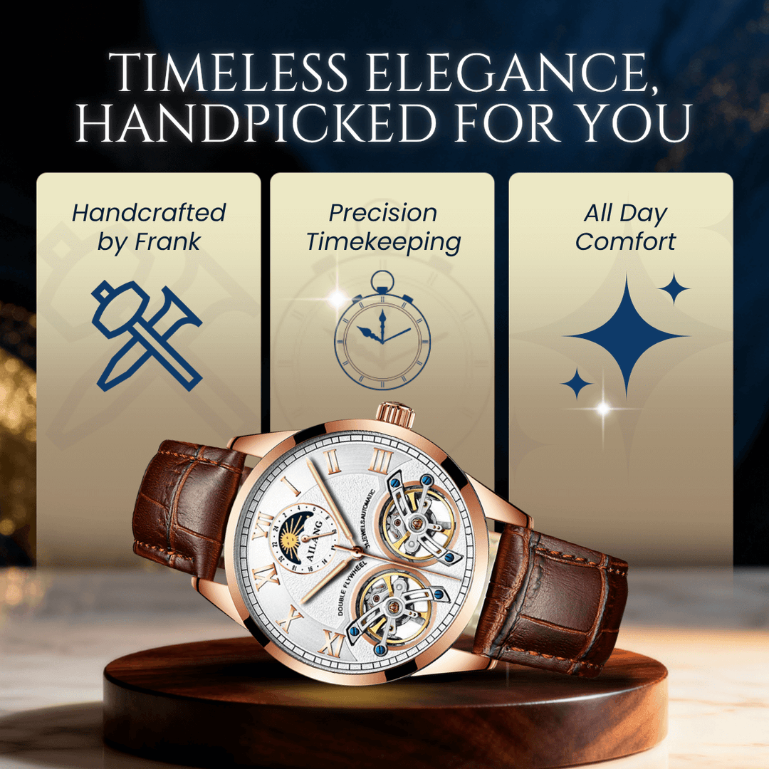 Weston | Luxury Double Flywheel Mechanical Watch | 41mm