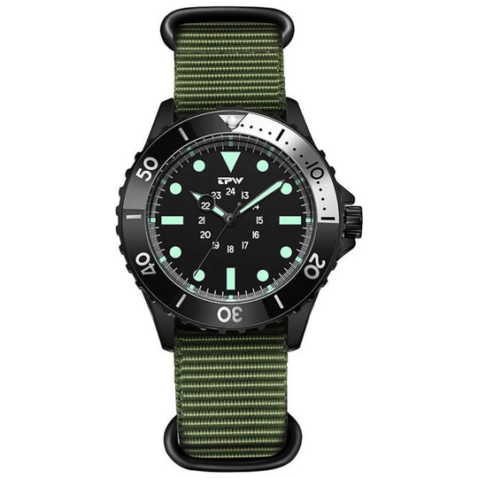 Whitaker | Professional Diver’s Quartz Analog Watch | 41mm