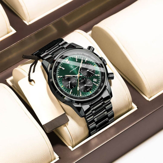 Winsbury | Stainless Steel Chronograph Quartz Watch | 41mm