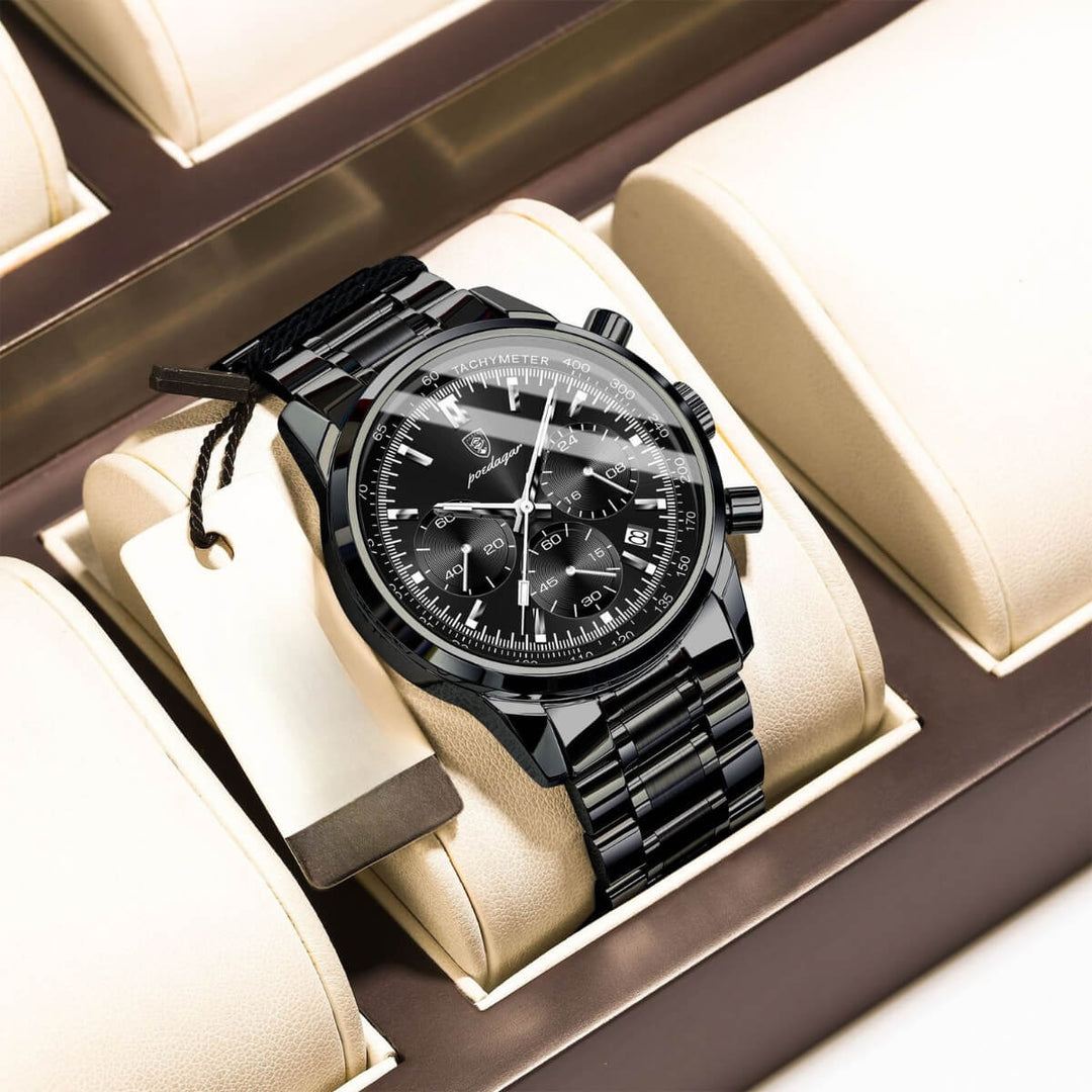 Winsbury | Stainless Steel Chronograph Quartz Watch | 41mm