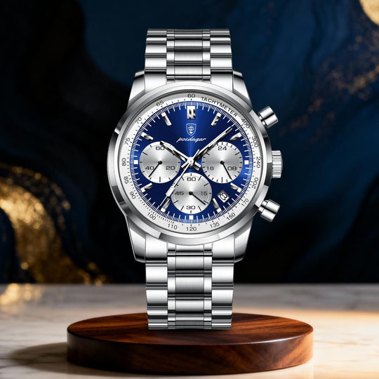 Winsbury | Stainless Steel Chronograph Quartz Watch | 41mm