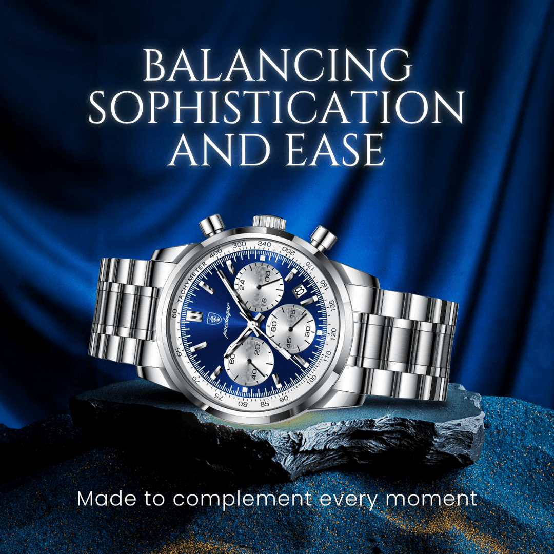 Winsbury | Stainless Steel Chronograph Quartz Watch | 41mm