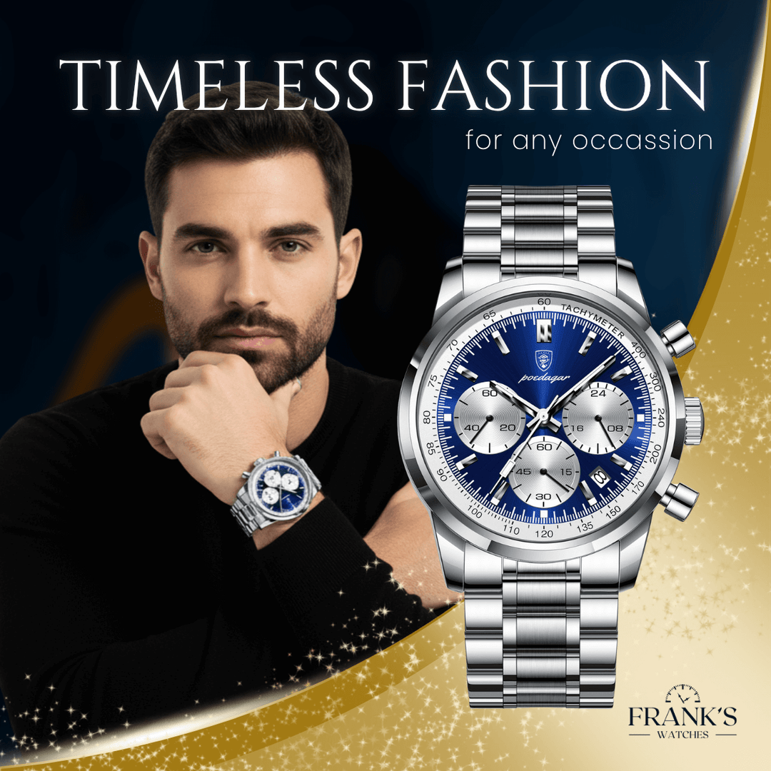 Winsbury | Stainless Steel Chronograph Quartz Watch | 41mm