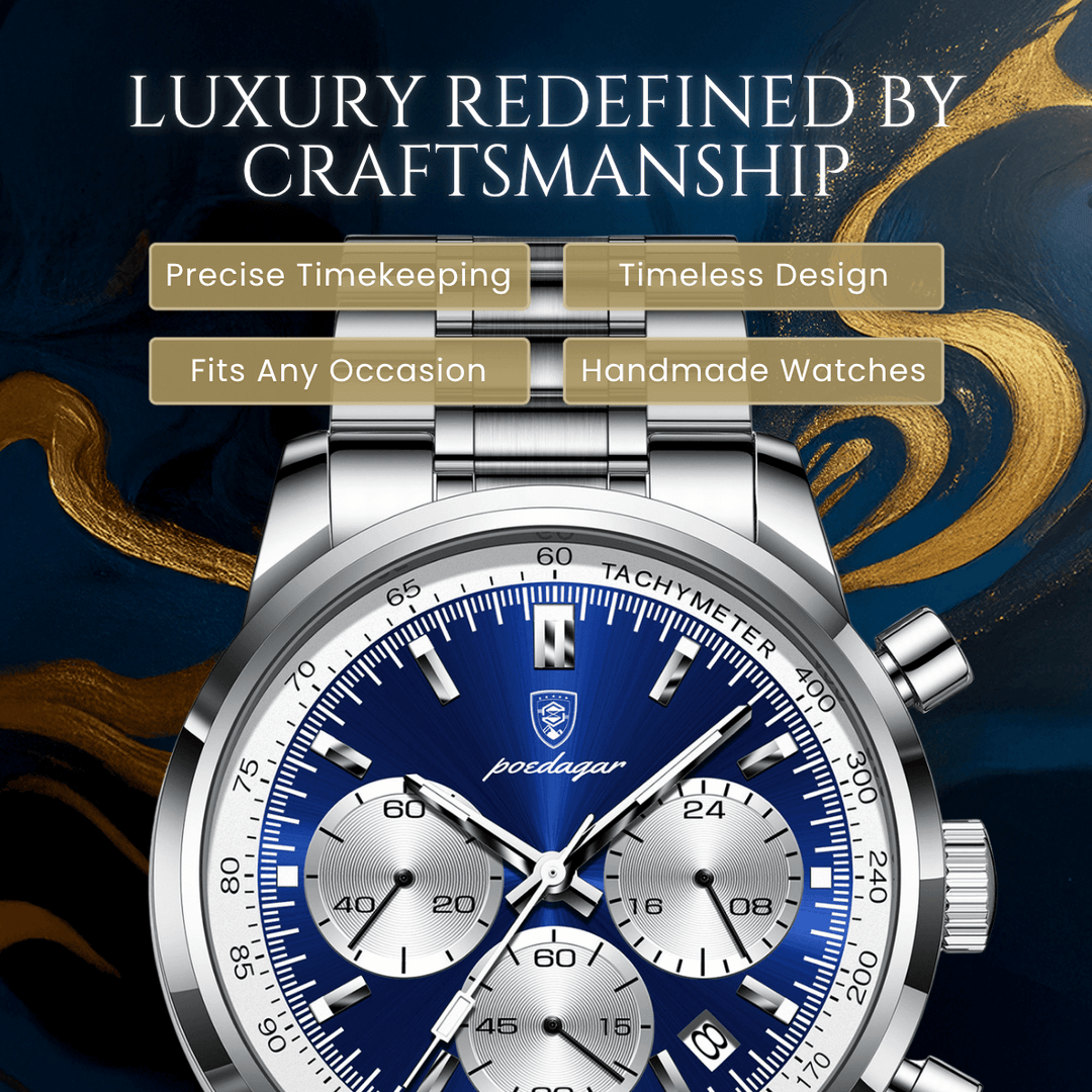 Winsbury | Stainless Steel Chronograph Quartz Watch | 41mm