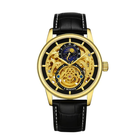 Winsley | Men’s Dual Skeleton Mechanical Watch | 44mm
