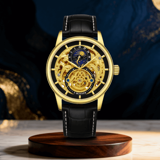 Winsley | Men’s Dual Skeleton Mechanical Watch | 44mm