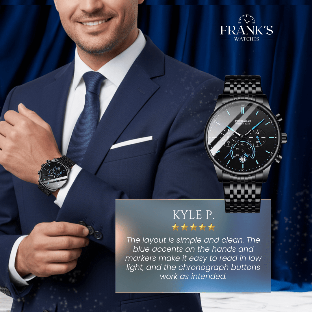 York | Titan Chronograph Quartz Wristwatch | 40mm